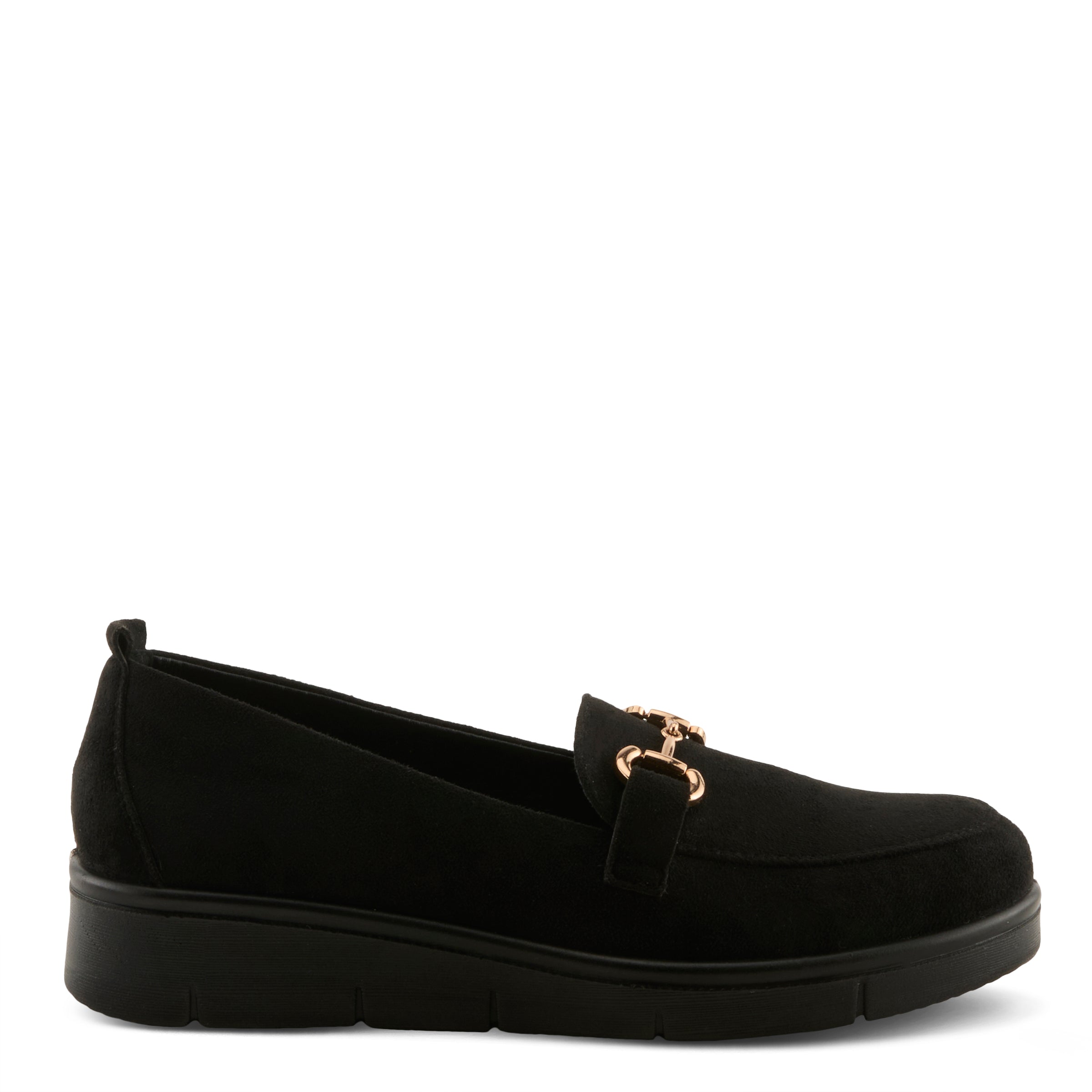 BLACK FAUX SUEDE