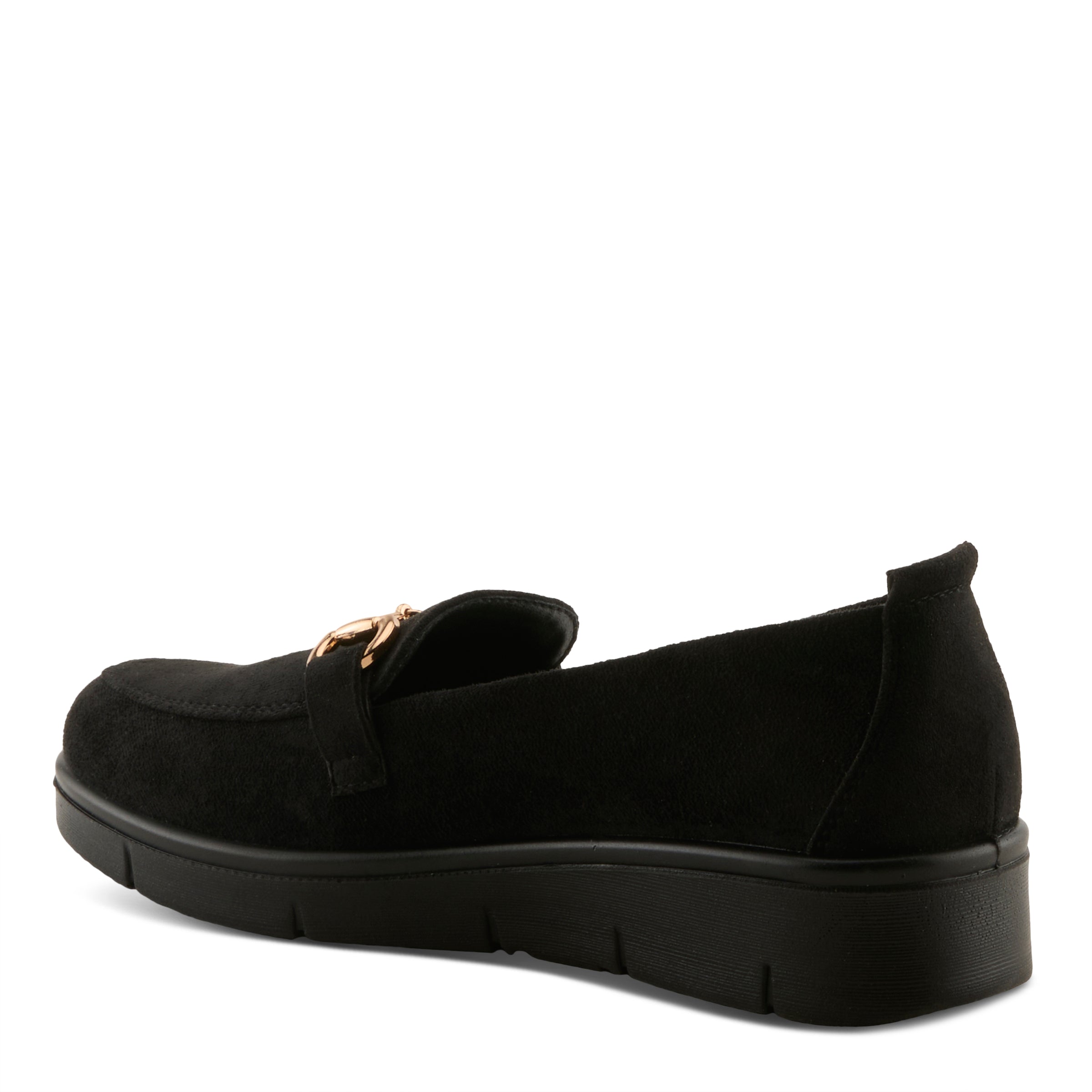 BLACK FAUX SUEDE