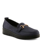 BLUE FAUX SUEDE