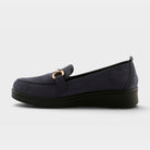 Flexus Cashmeran Blue Faux Suede Shoe