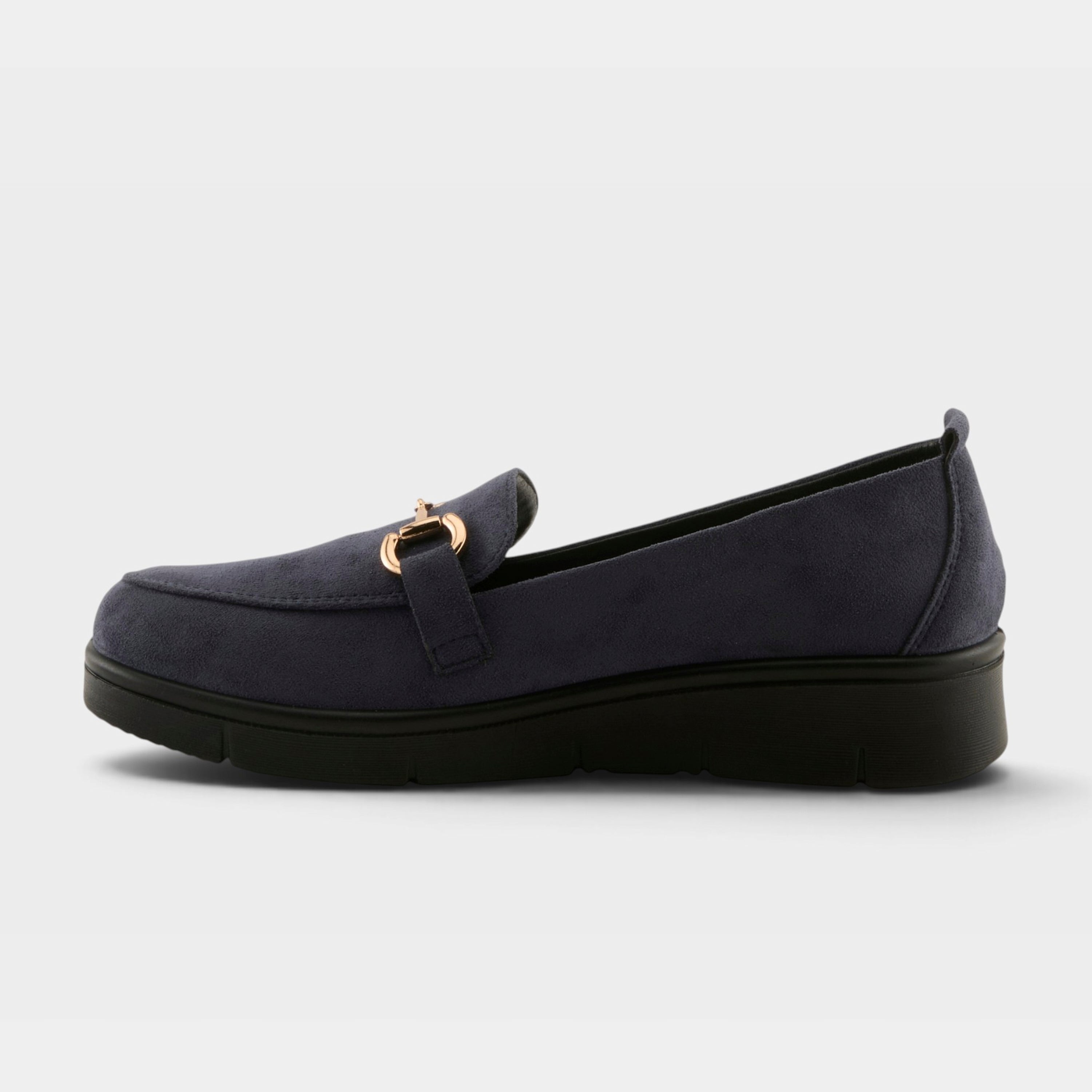 Flexus Cashmeran Blue Faux Suede Shoe