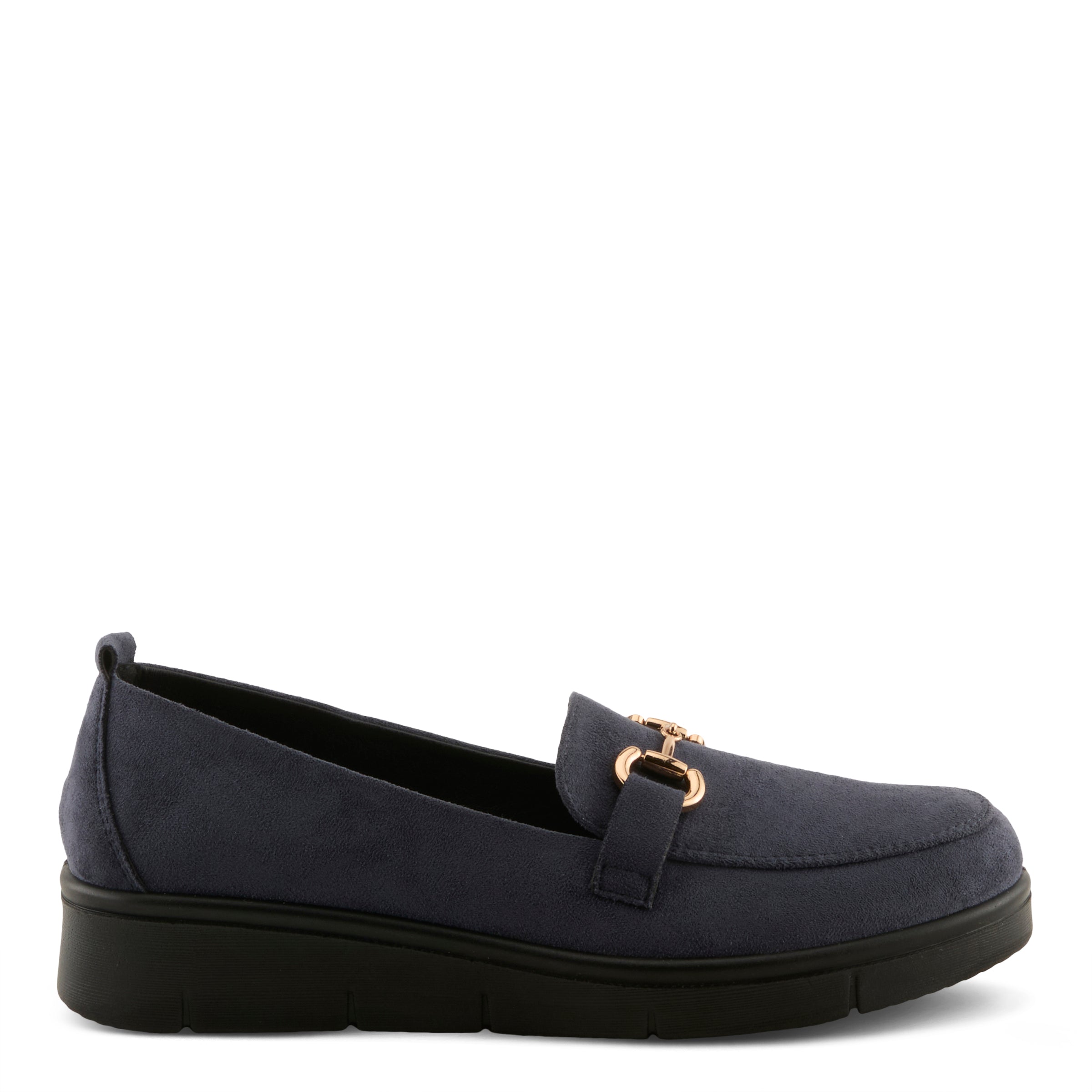 BLUE FAUX SUEDE