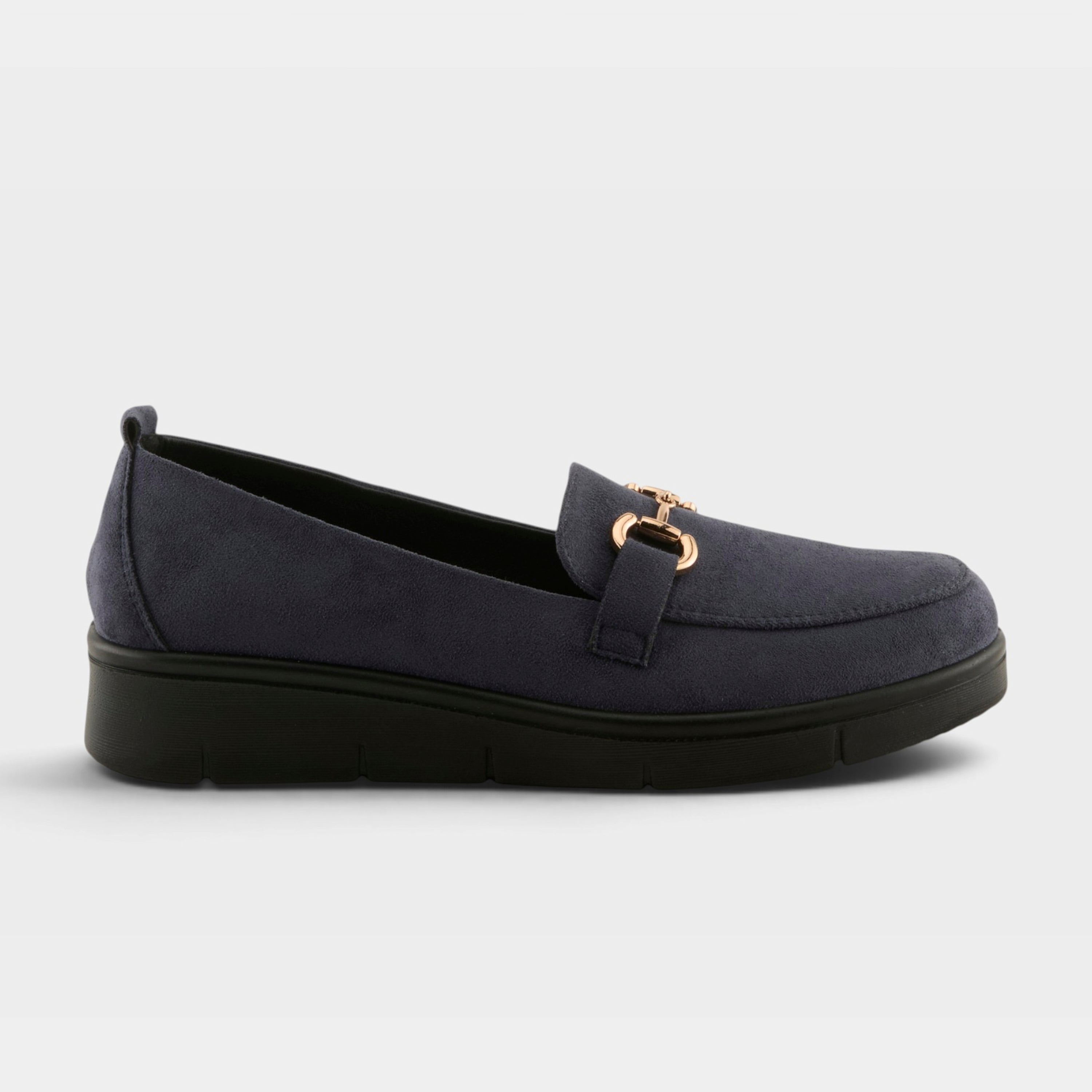 Flexus Cashmeran Blue Faux Suede Shoe