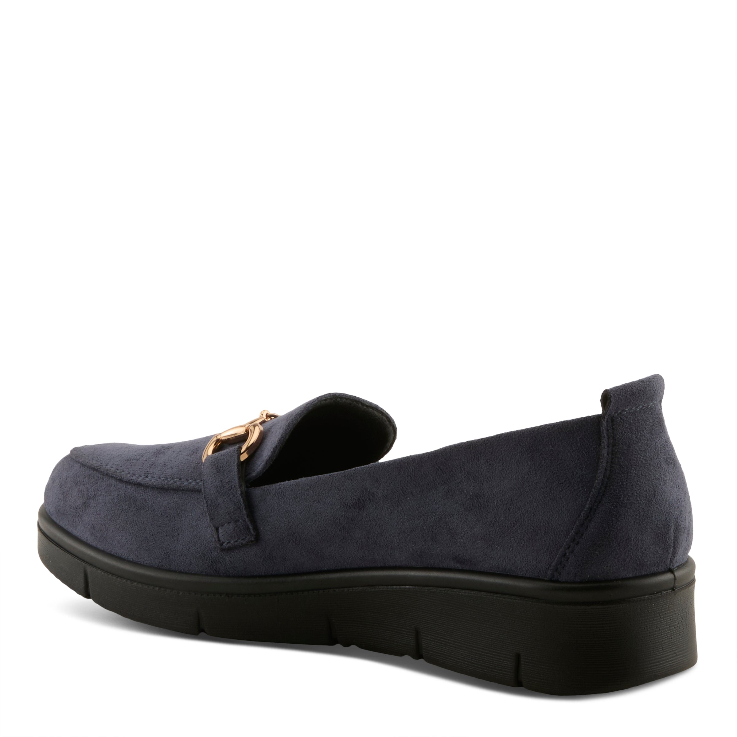 BLUE FAUX SUEDE