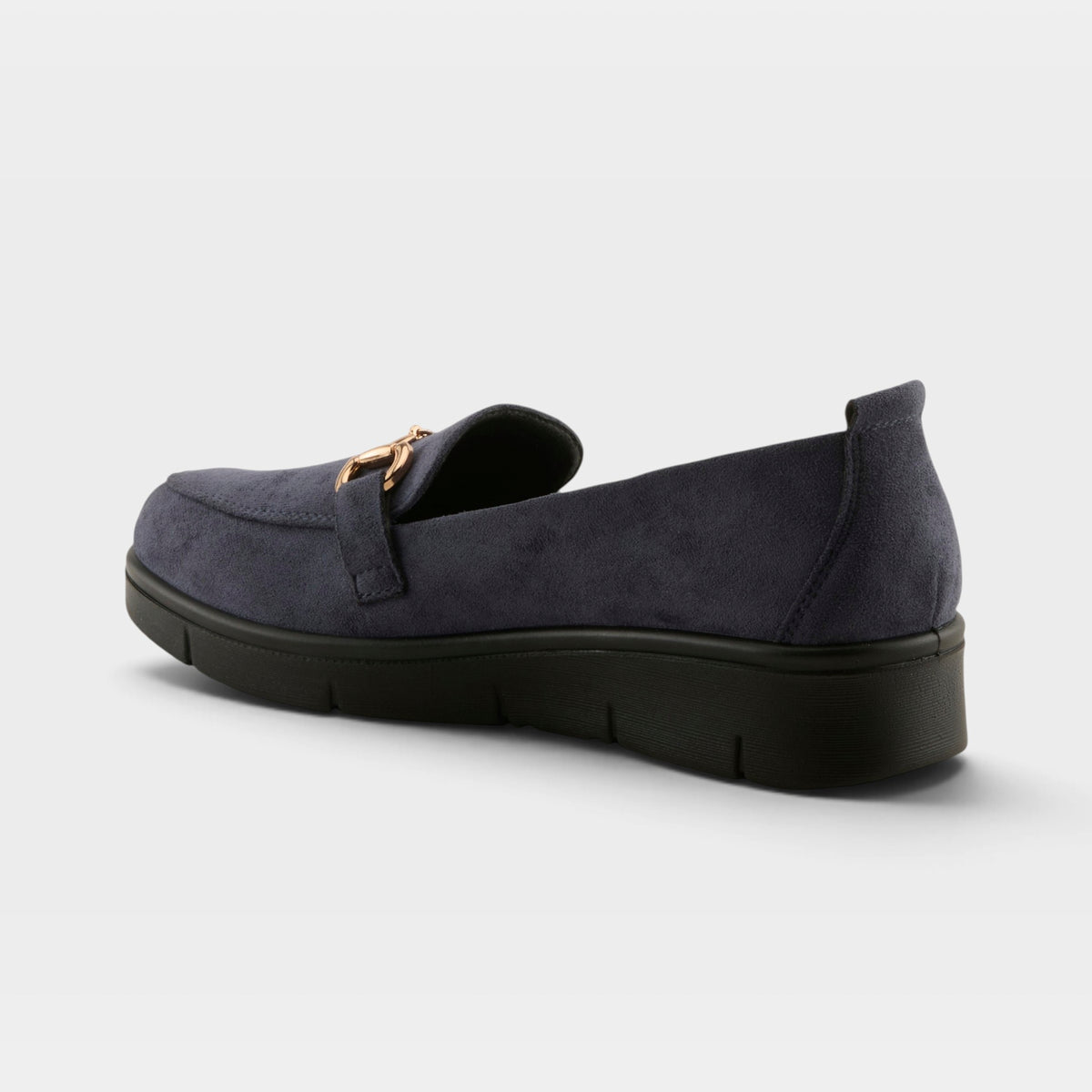 Flexus Cashmeran Blue Faux Suede Shoe