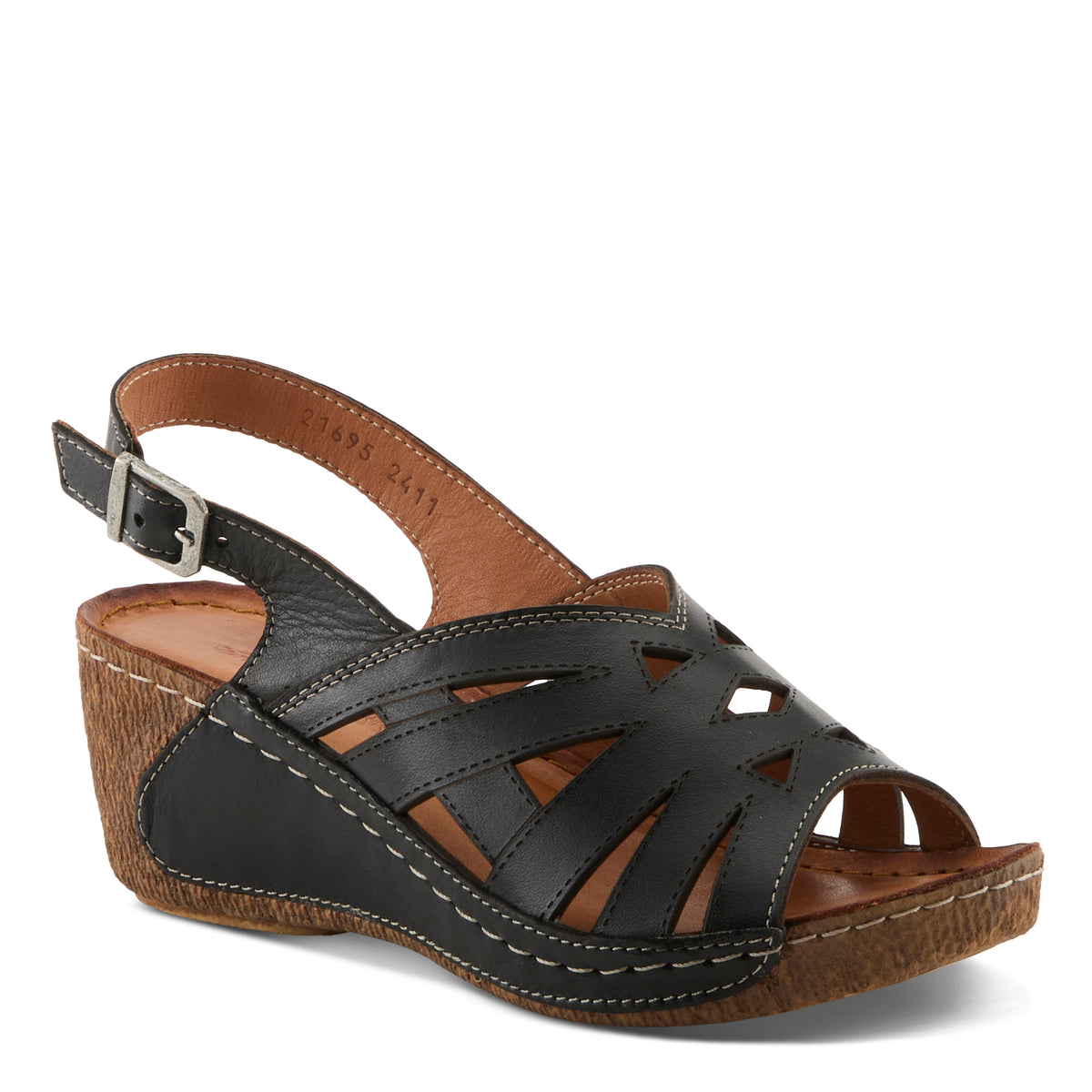 Spring Step SPRING STEP CATHY SANDALS sandal in black with comfortable everyday design