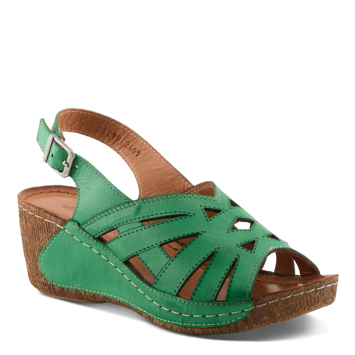 Spring Step SPRING STEP CATHY SANDALS sandal in green with comfortable everyday design
