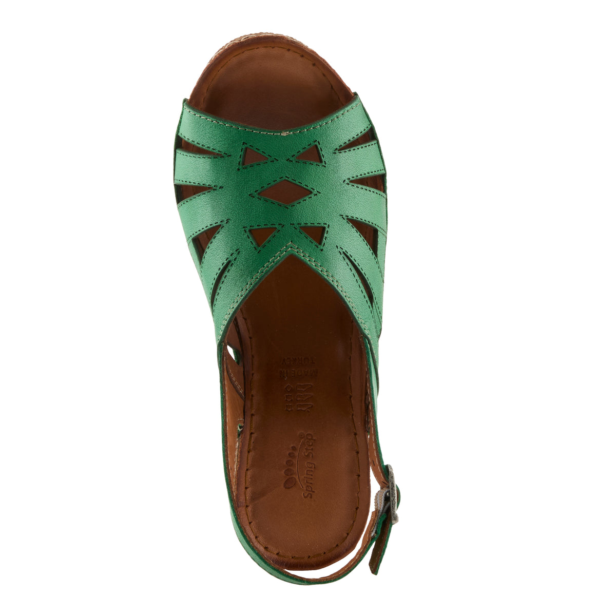 Spring Step SPRING STEP CATHY SANDALS sandal in green with comfortable everyday design