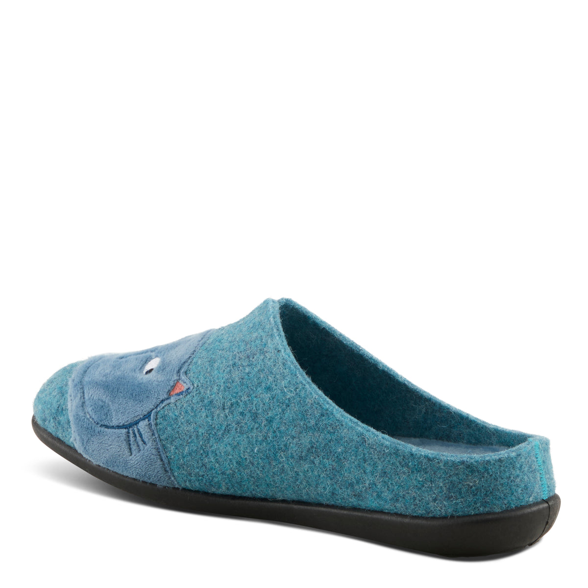 Flexus FLEXUS CATSEYE SLIPPERS comfort shoe in blue with flexible sole