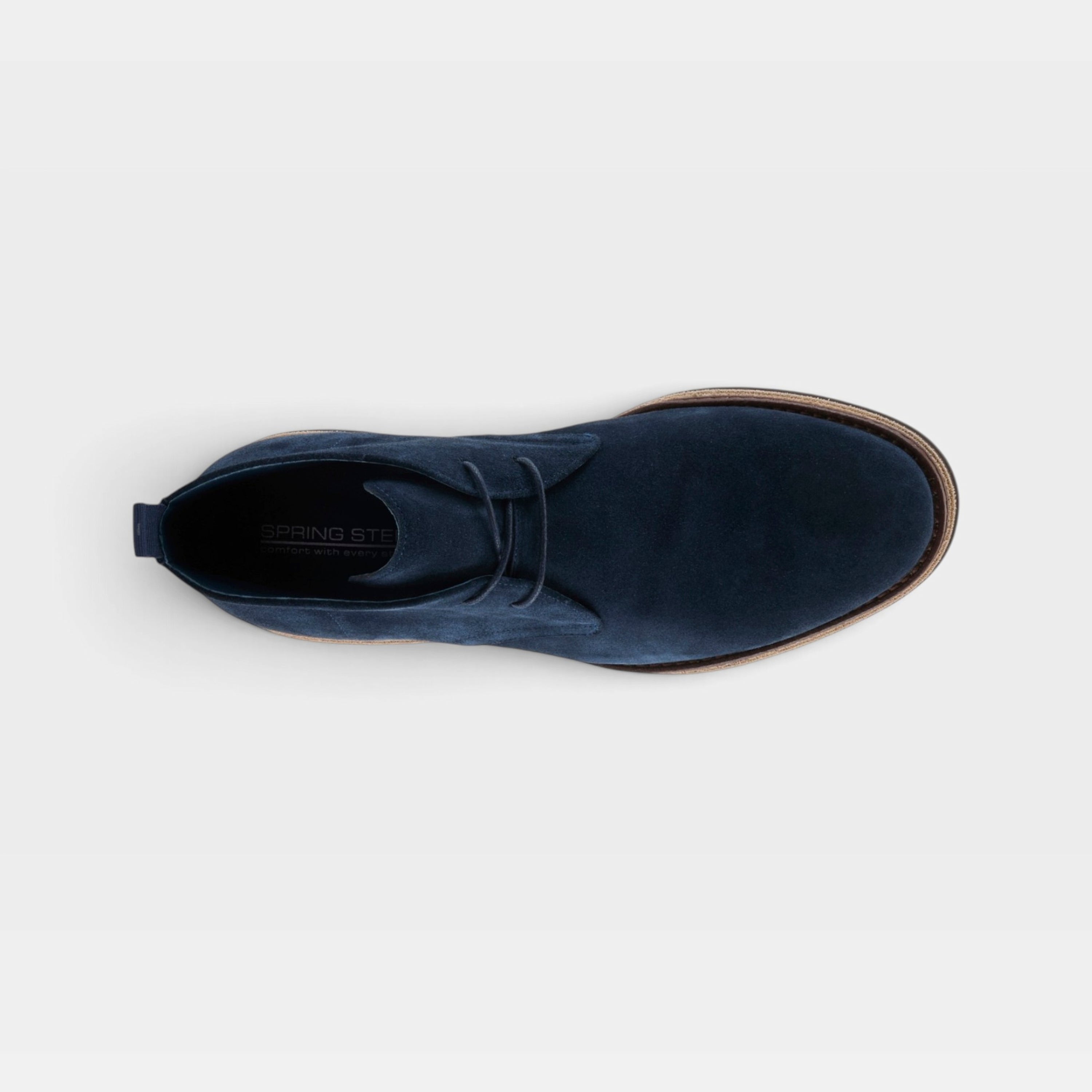 Spring Step Men Cavidan Navy Suede Boot