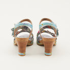 L'Artiste L'ARTISTE CHAGELL SANDALS sandal in blue multi with handcrafted leather design