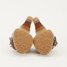 L'Artiste L'ARTISTE CHAGELL SANDALS sandal in blue multi with handcrafted leather design