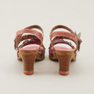 L'Artiste L'ARTISTE CHAGELL SANDALS sandal in pink multi with handcrafted leather design