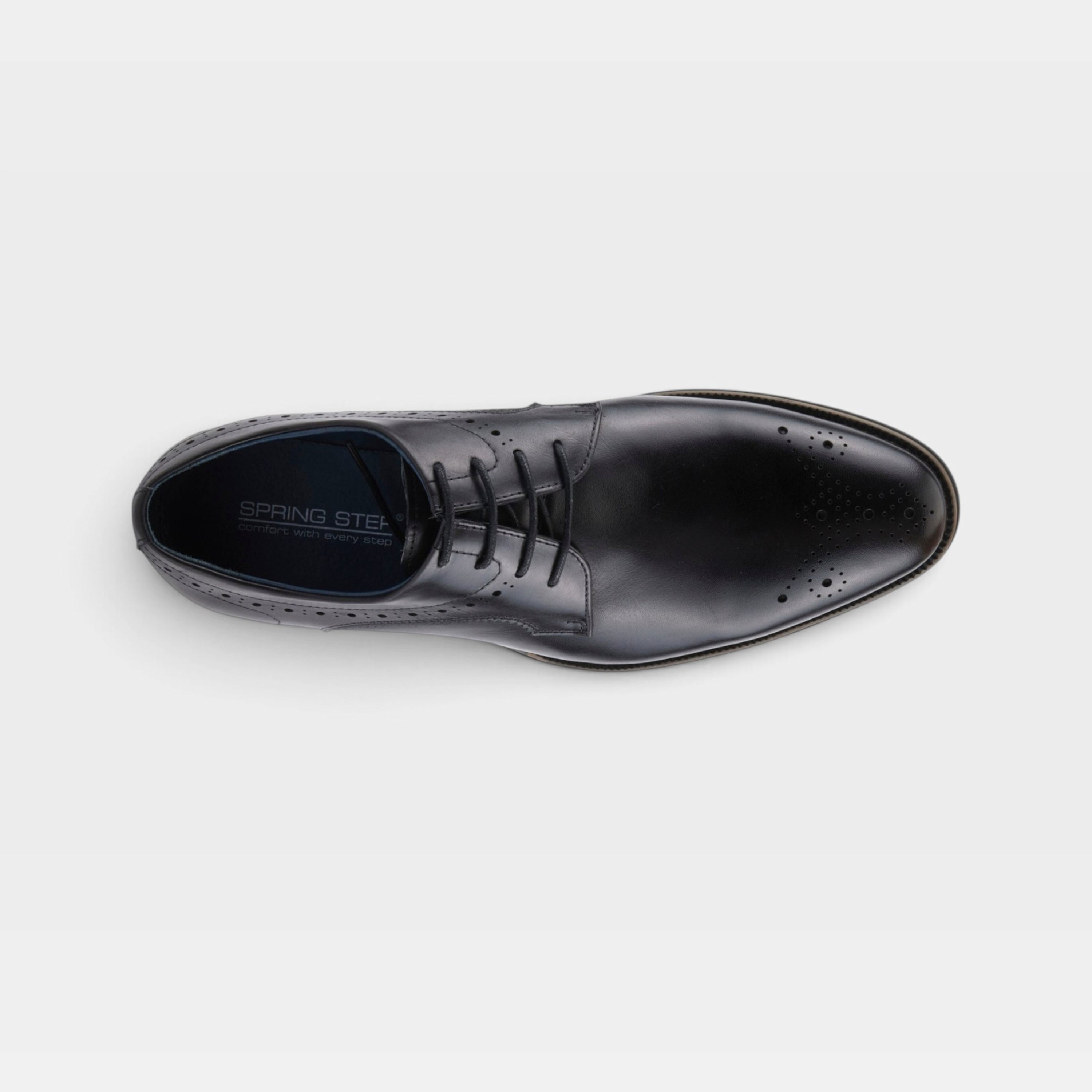 Spring Step Men Charlie Black Shoe