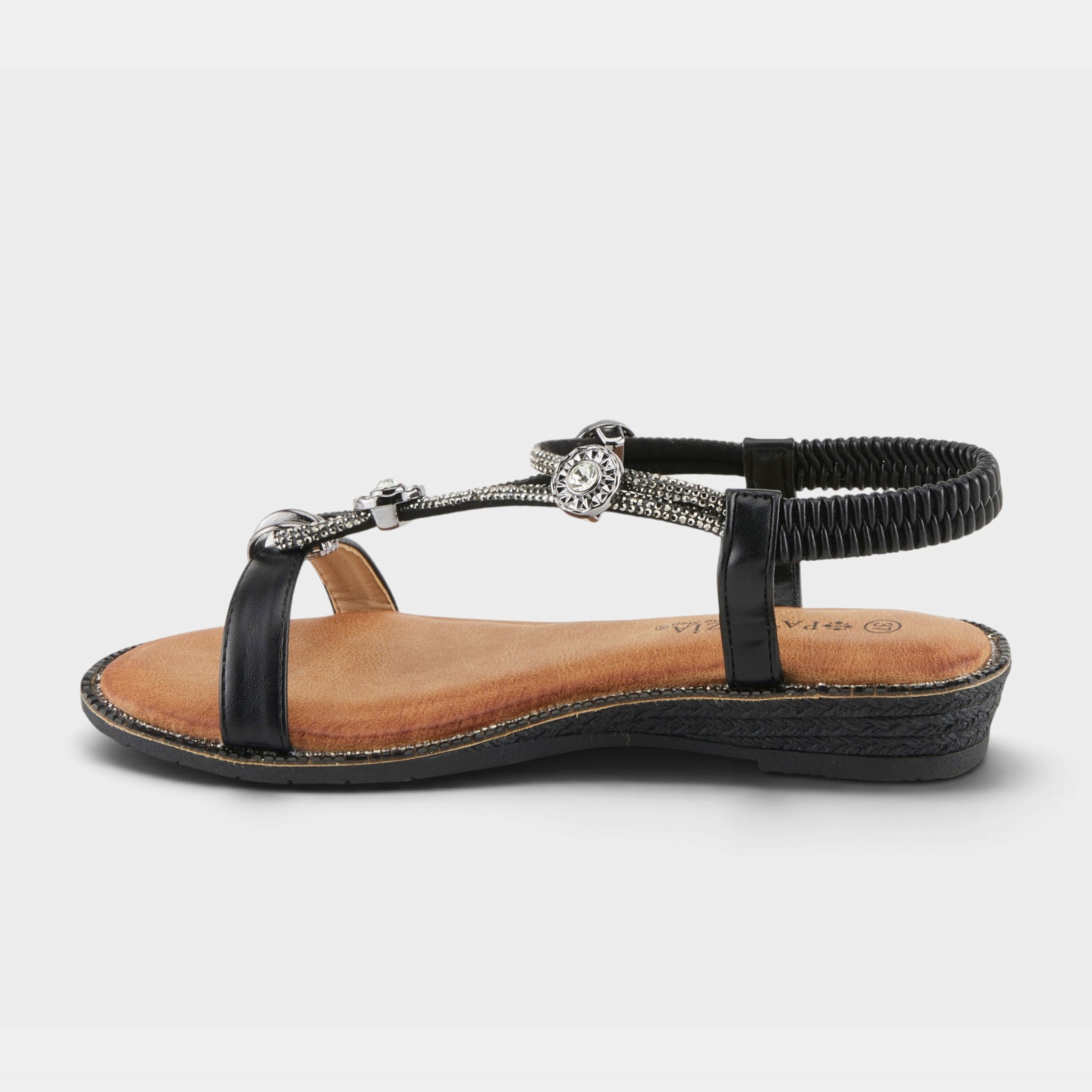 Patrizia Charmer Black Sandal