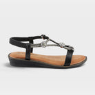 Patrizia Charmer Black Sandal