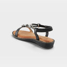 Patrizia Charmer Black Sandal
