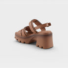 Azura Cheekychic Taupe Sandal