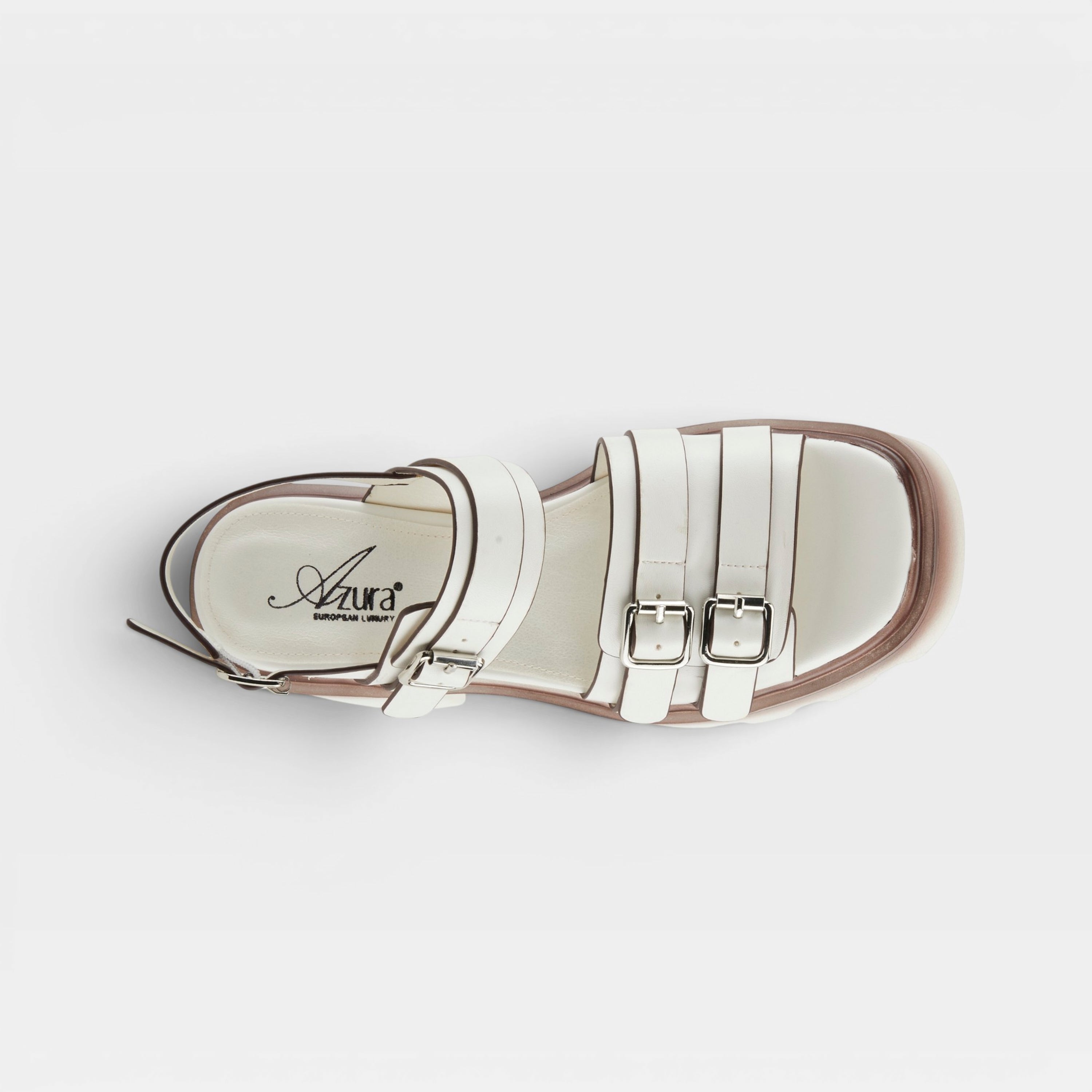 Azura Cheekychic White Sandal