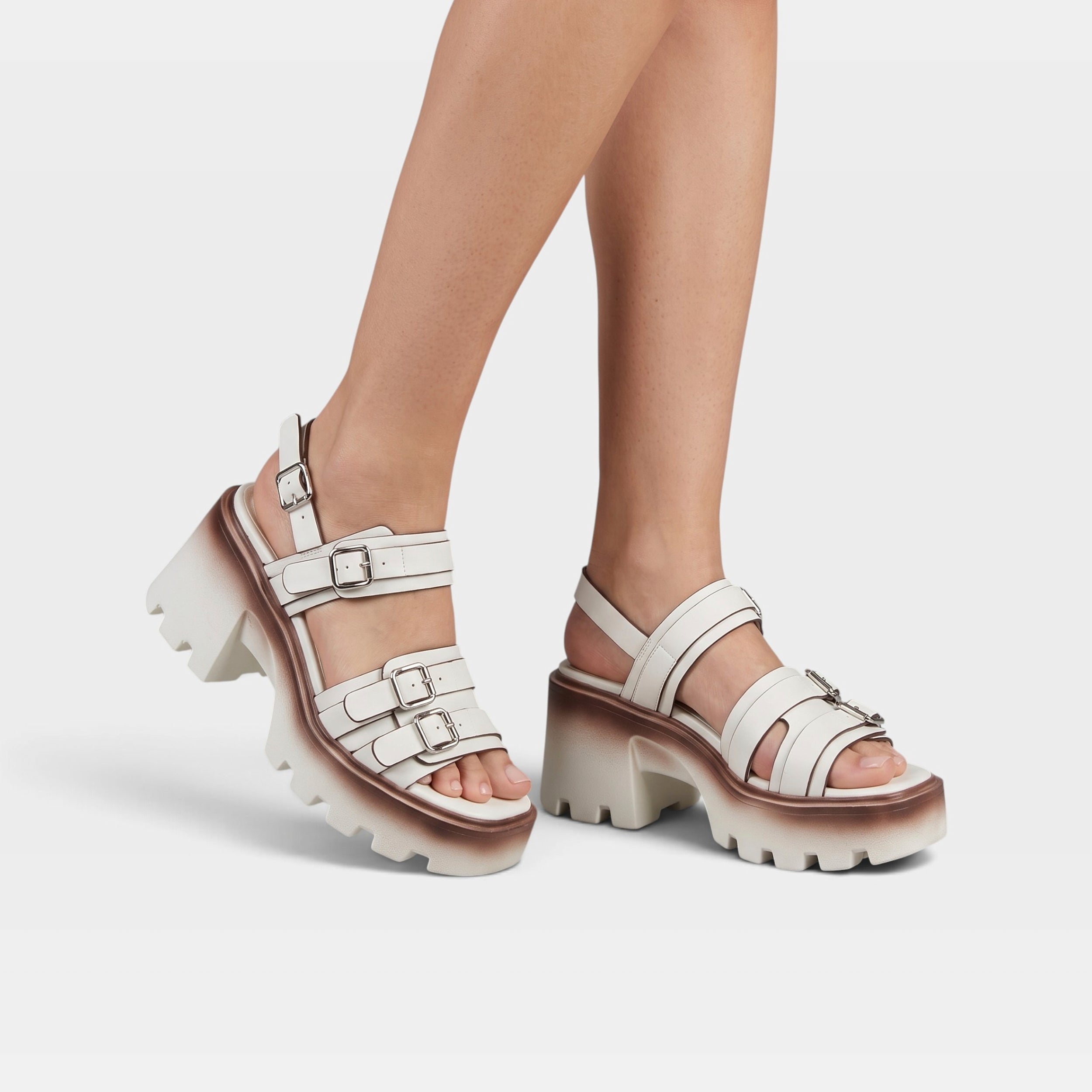 Azura Cheekychic White Sandal