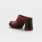 L'Artiste Chemistry shoes in Dark Red Multi, alternate angle view