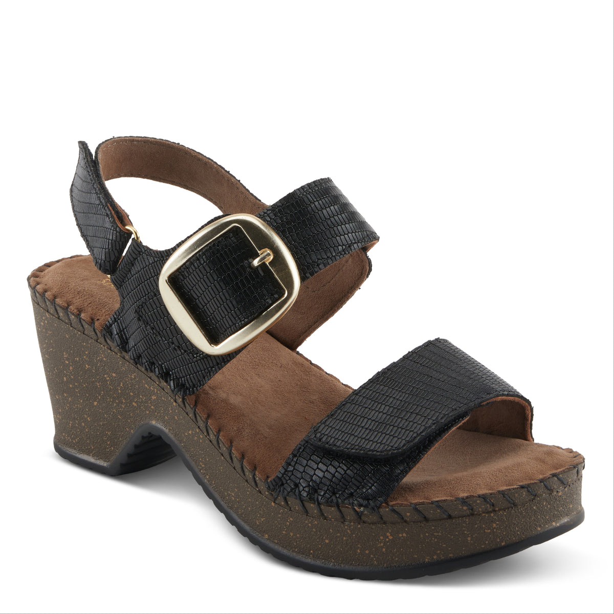 Spring Step SPRING STEP CHENDA SANDALS sandal in black with comfortable everyday design