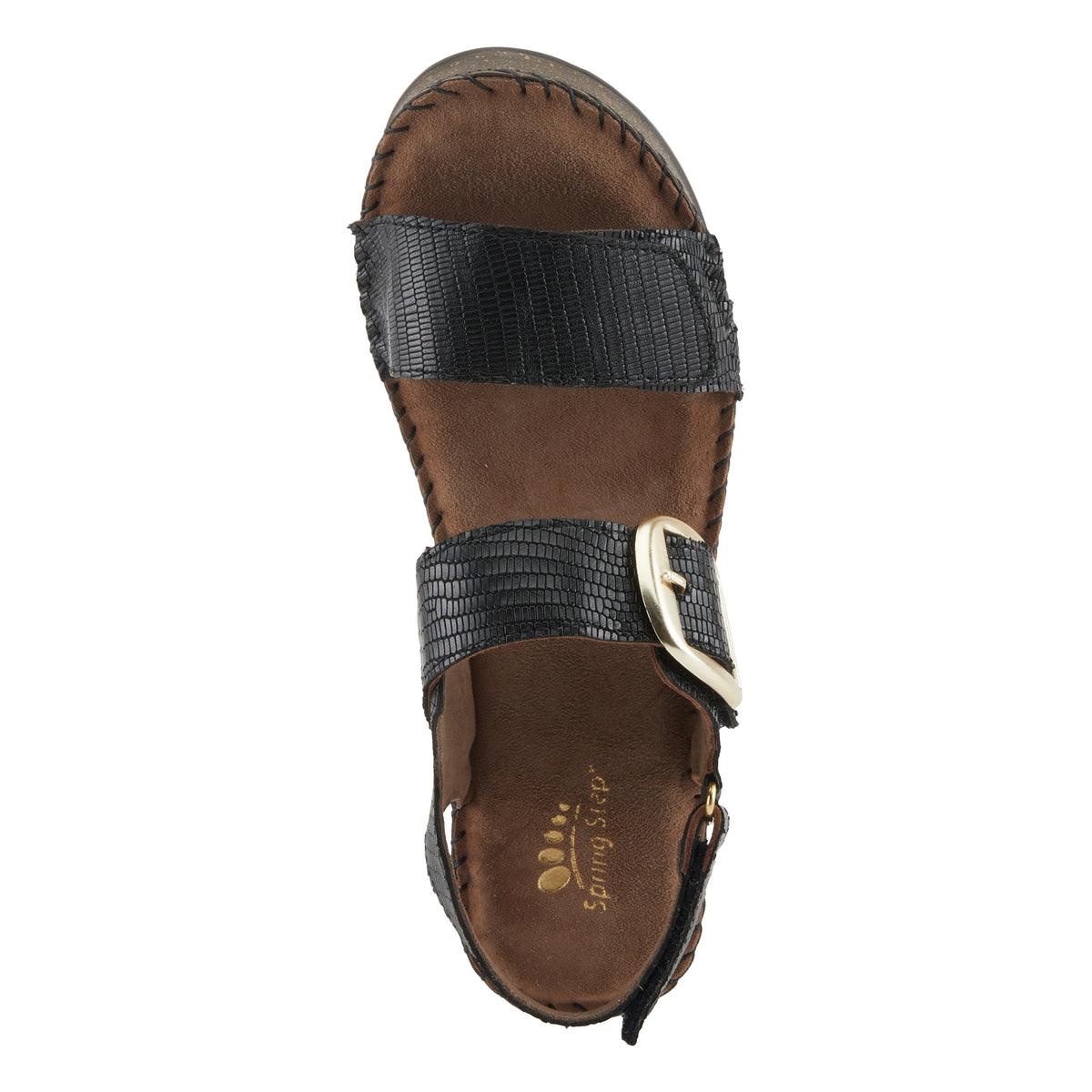 Spring Step SPRING STEP CHENDA SANDALS sandal in black with comfortable everyday design
