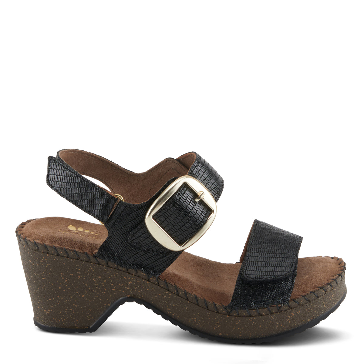 Spring Step SPRING STEP CHENDA SANDALS sandal in black with comfortable everyday design