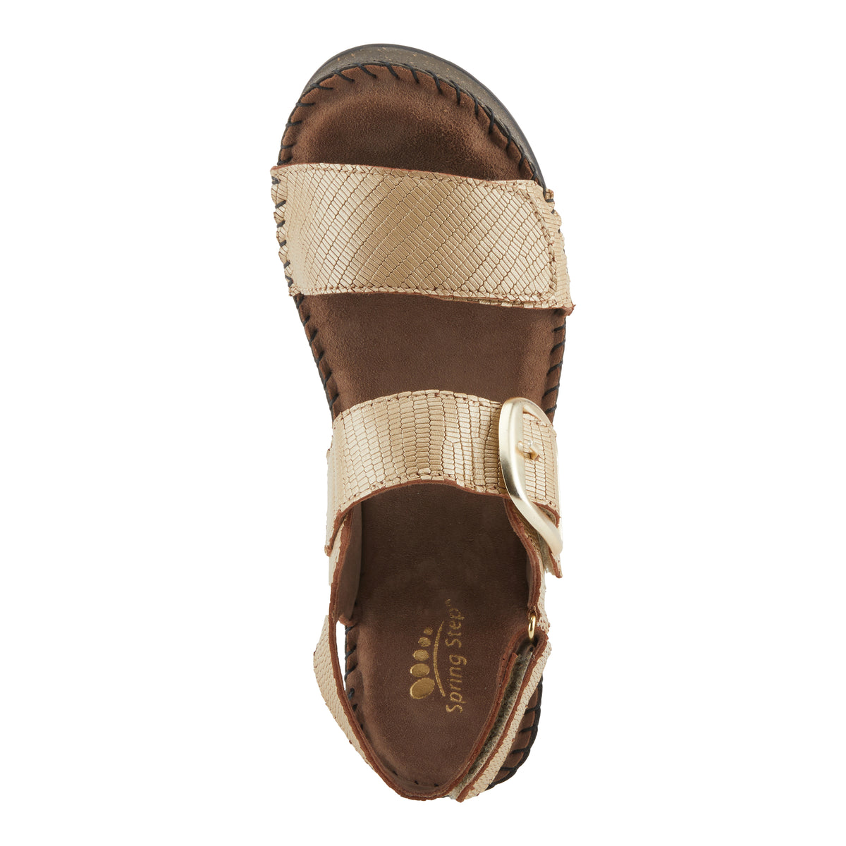 Spring Step SPRING STEP CHENDA SANDALS sandal in gold with comfortable everyday design