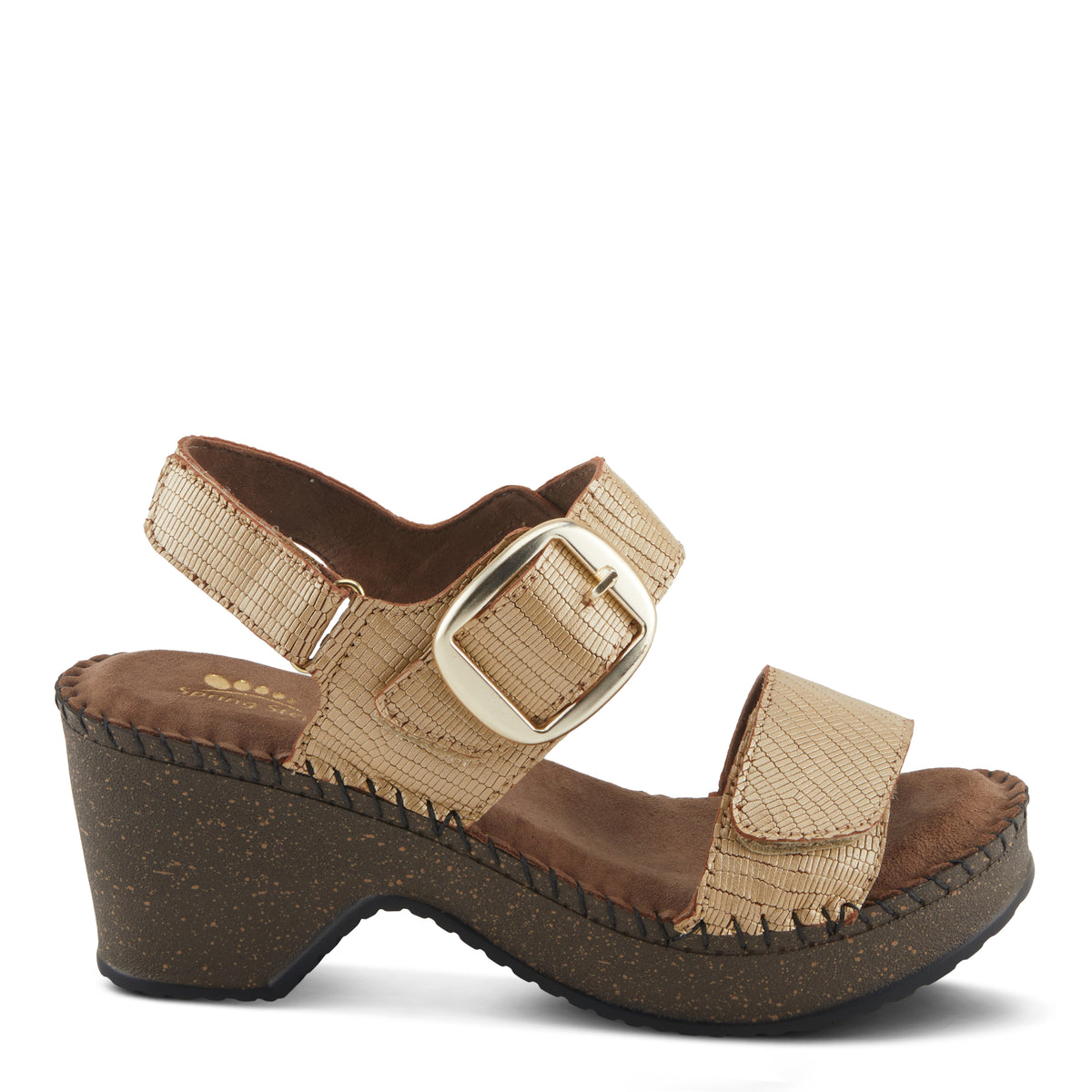 Spring Step SPRING STEP CHENDA SANDALS sandal in gold with comfortable everyday design