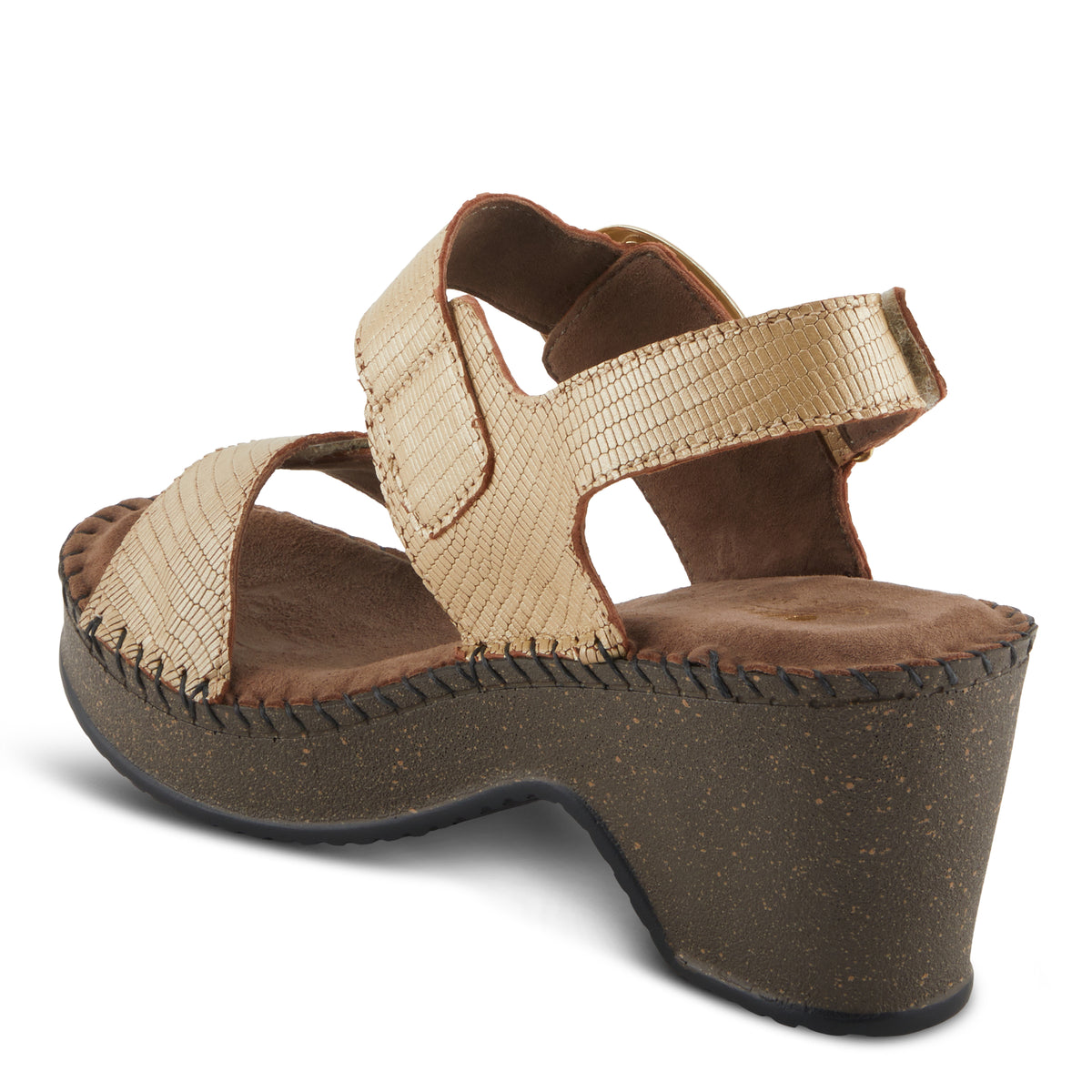 Spring Step SPRING STEP CHENDA SANDALS sandal in gold with comfortable everyday design