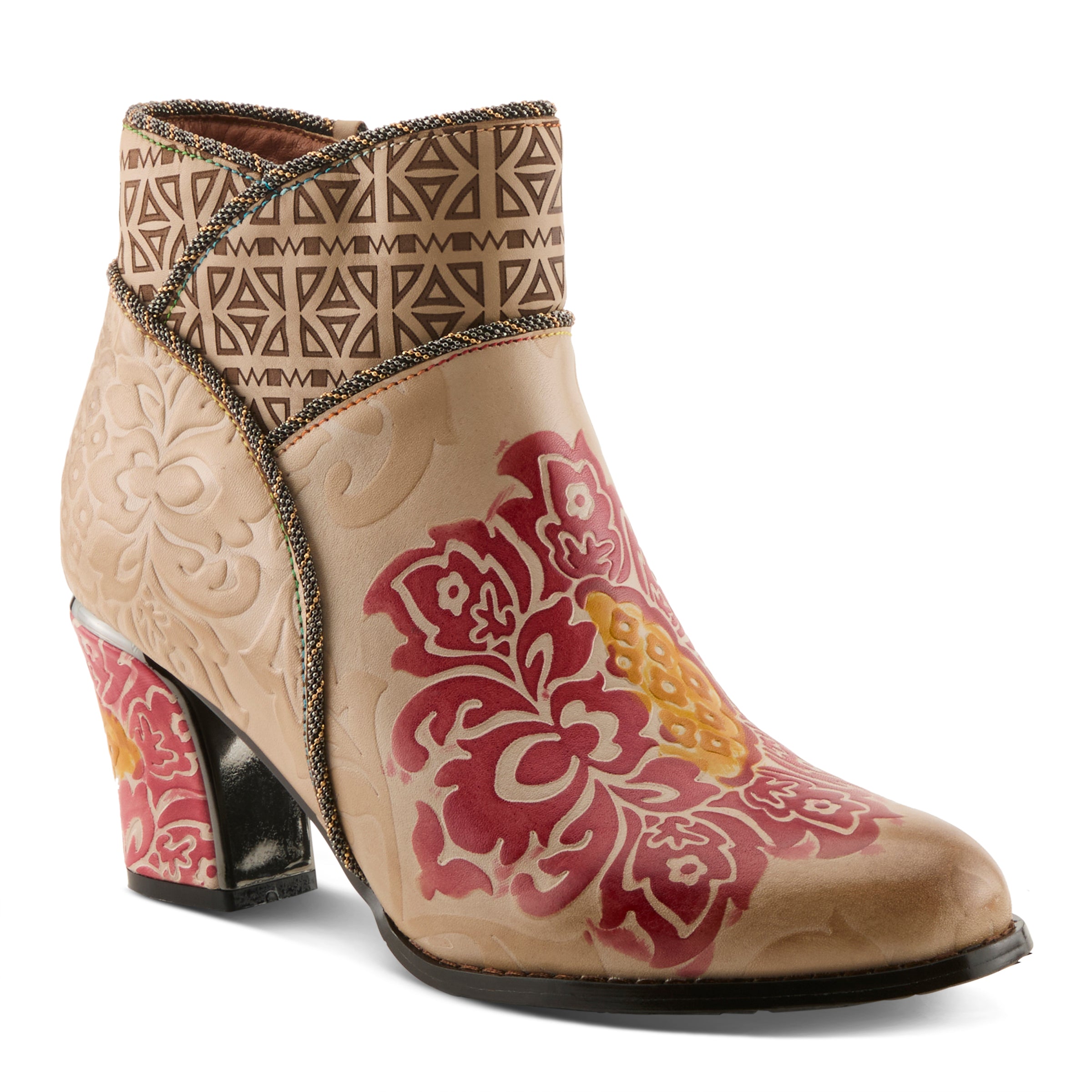 L'Artiste Cherish Leather Ankle Boots Women - Spring Step Shoes