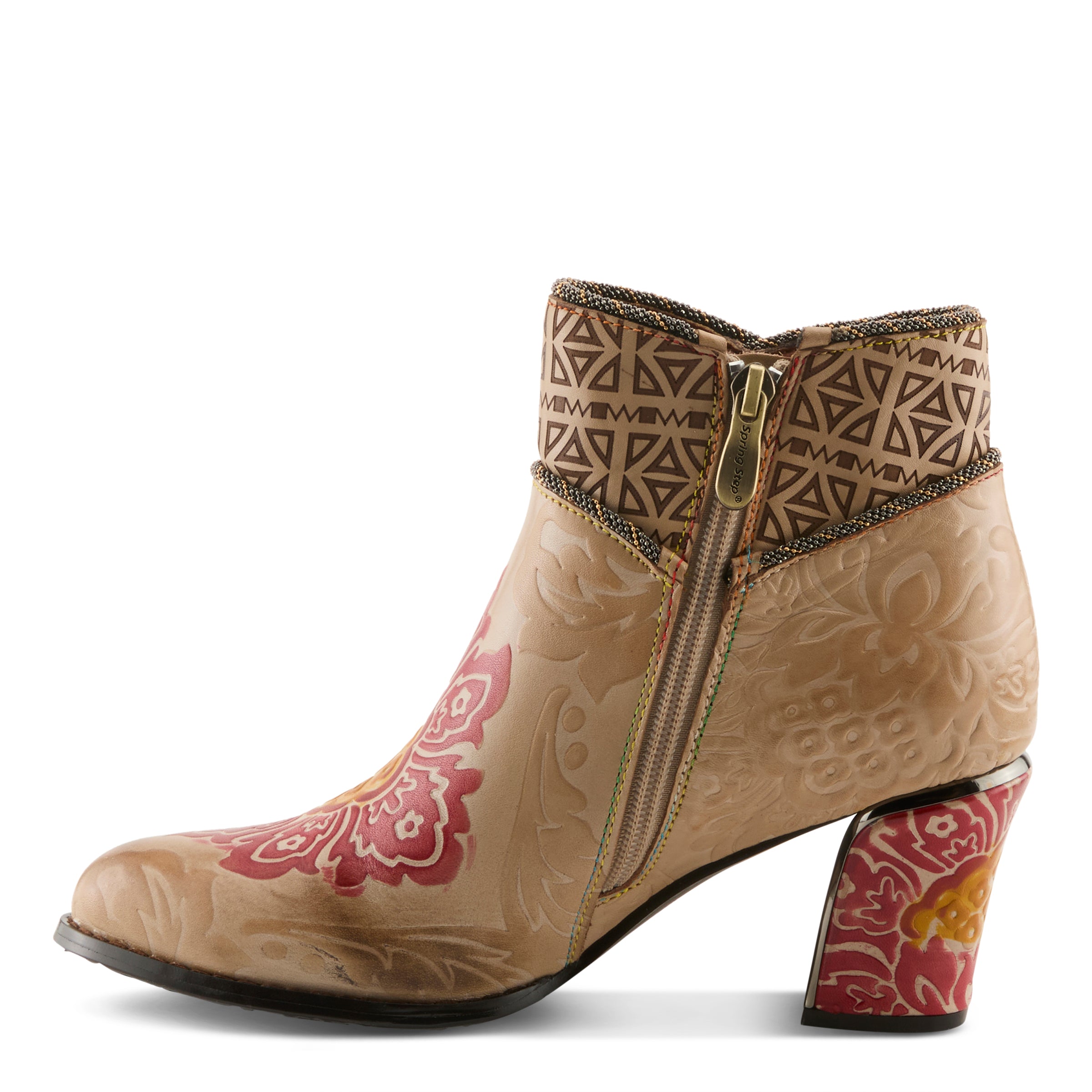 L'Artiste Cherish Leather Ankle Boots Women - Spring Step Shoes