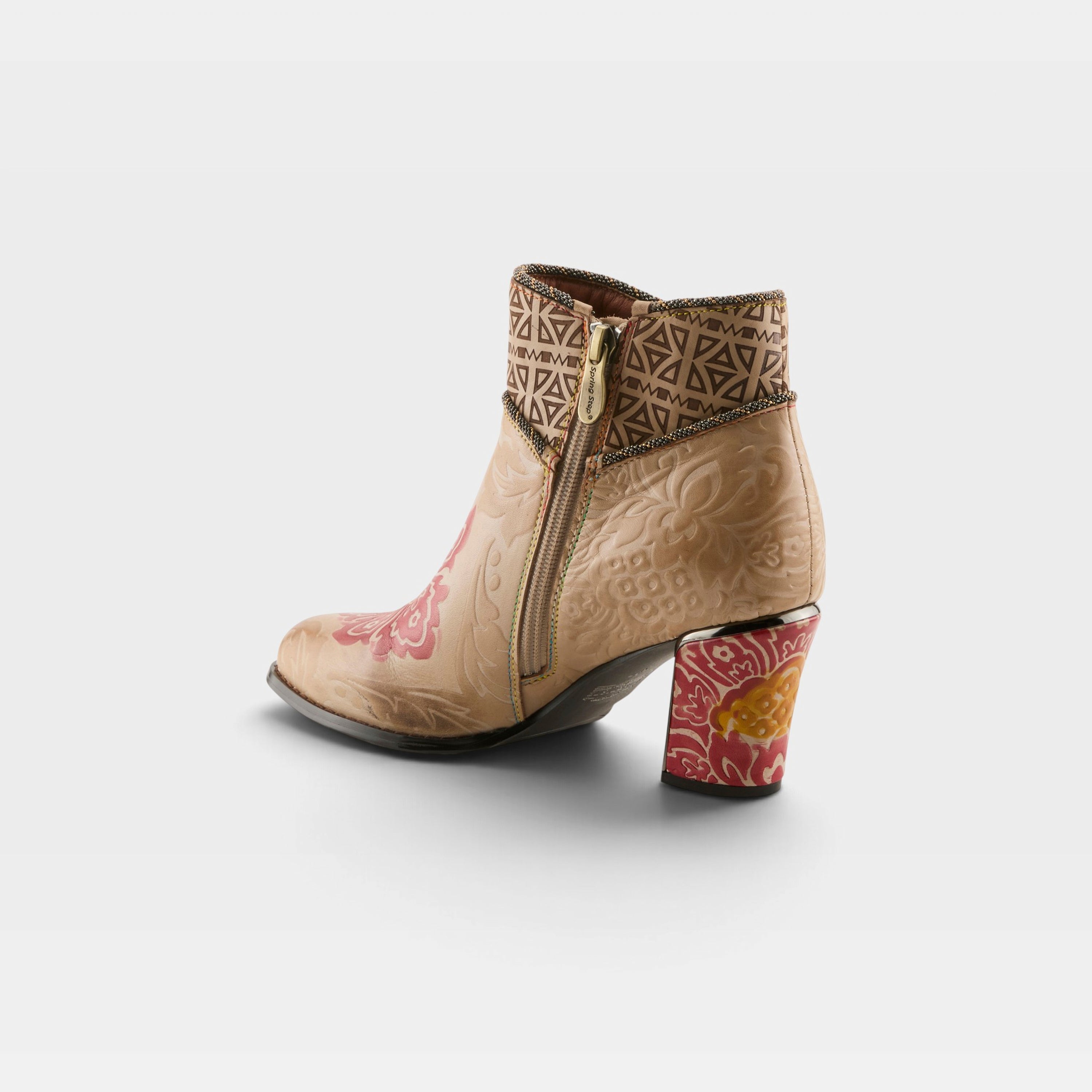 L'Artiste Cherish Leather Ankle Boots Women - Spring Step Shoes