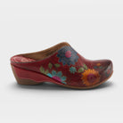 L'Artiste Chienti clogs in Red Multi, hero view
