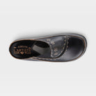 L'Artiste Chino clogs in Black, top view