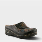 L'Artiste CHINO-DAZIS SHOES in BLACK MULTI, front view