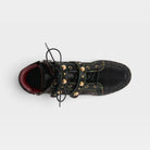 L'Artiste Chrissy booties in Black Multi, top view