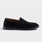 Spring Step Men Clarent Black Suede Shoe