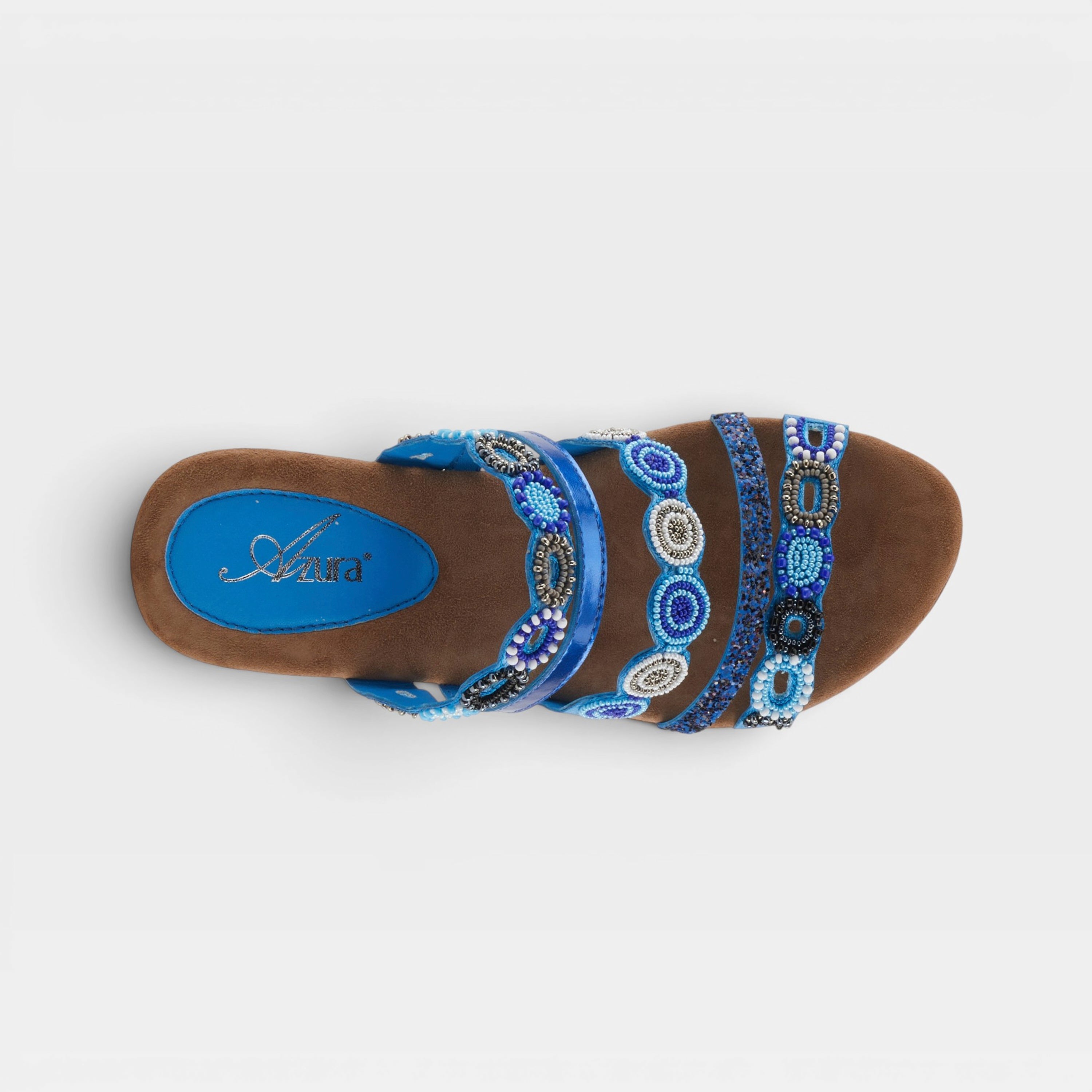 Azura Claretha Blue Multi Sandal