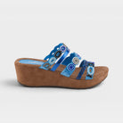 Azura Claretha Blue Multi Sandal