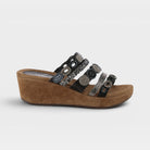 Azura Claretha Black Multi Sandal