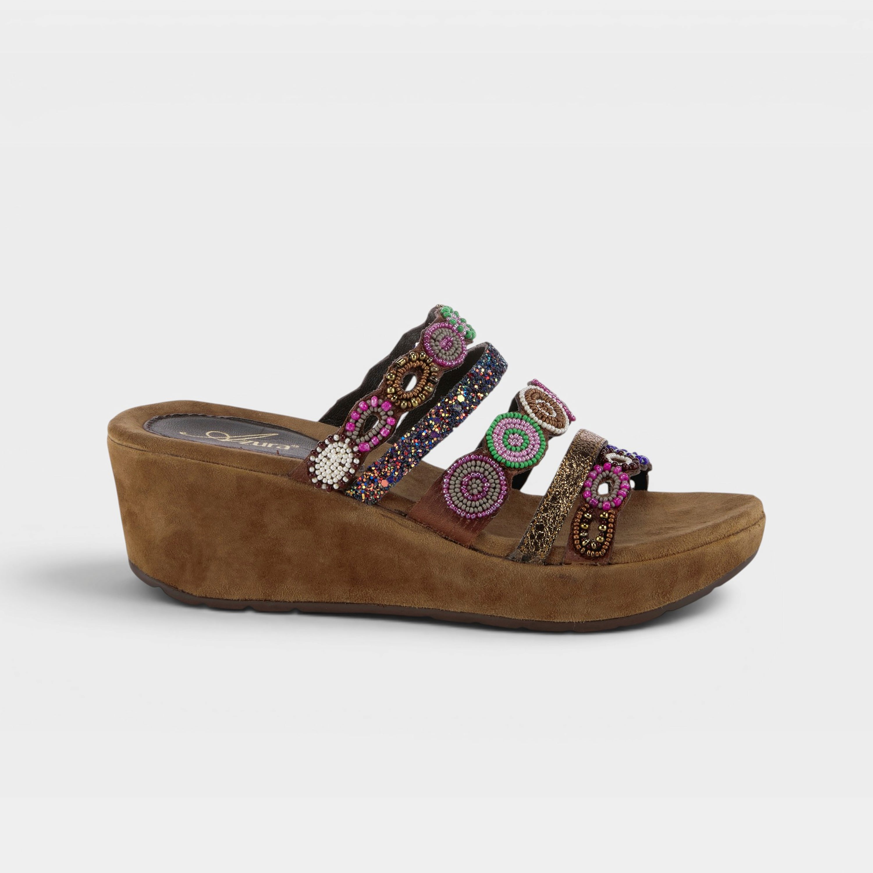 Azura Claretha Bronze Multi Sandal