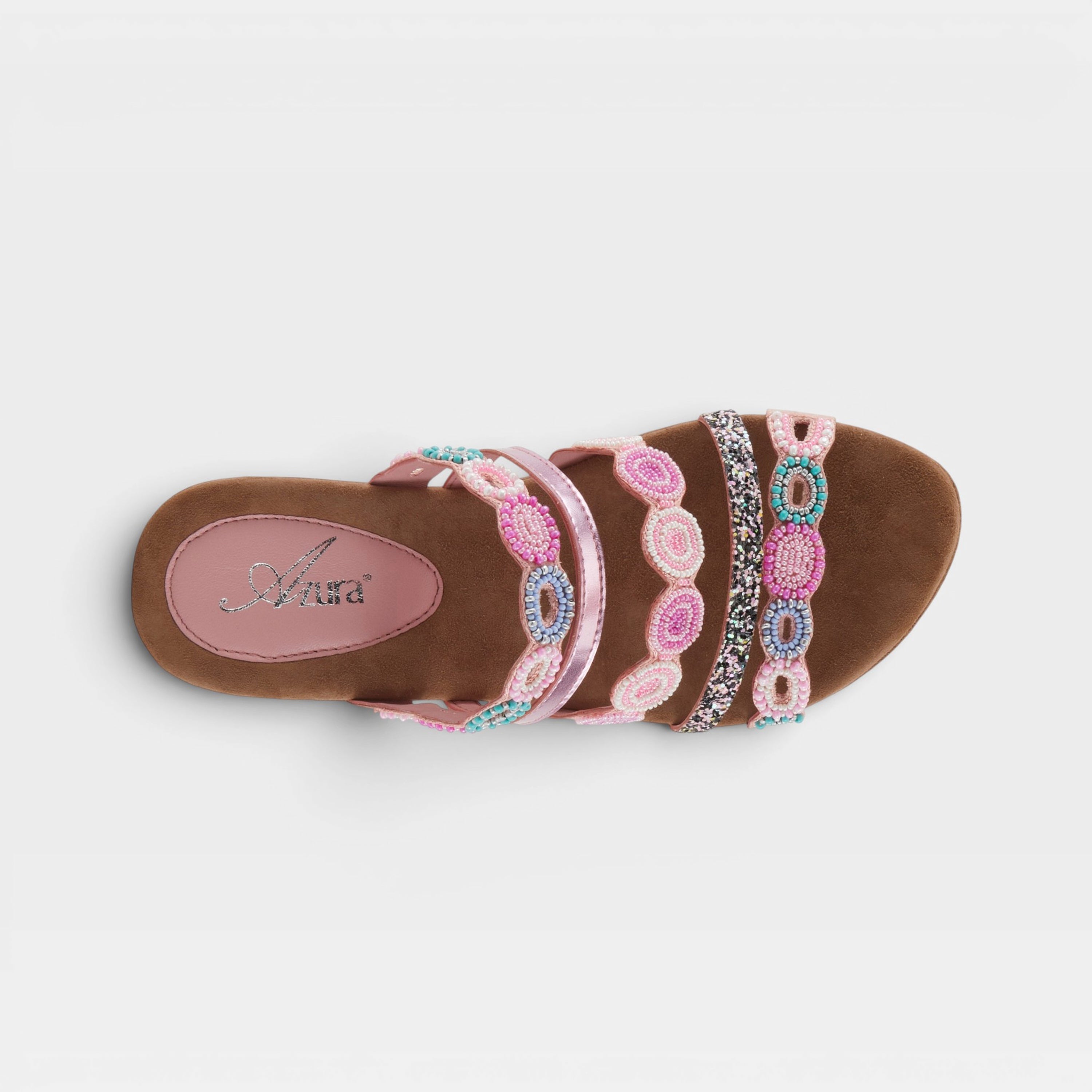 Azura Claretha Pink Multi Sandal