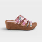 Azura Claretha Pink Multi Sandal