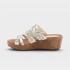 Azura Claretha White Multi Sandal