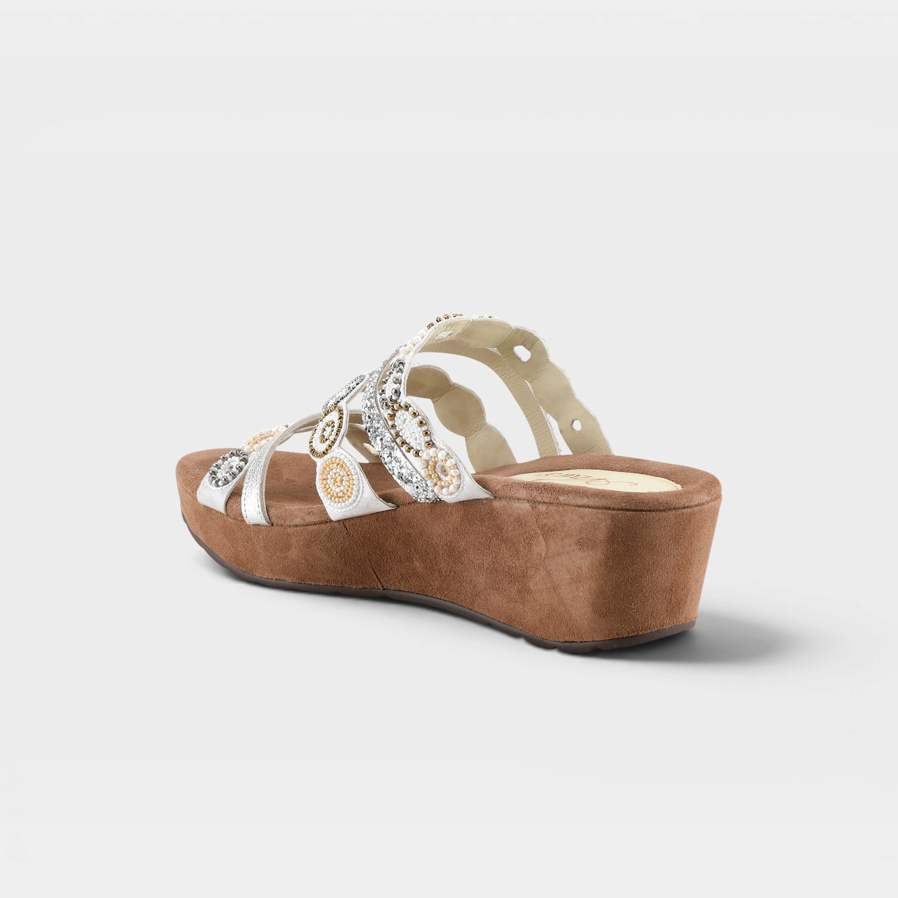 Azura Claretha White Multi Sandal