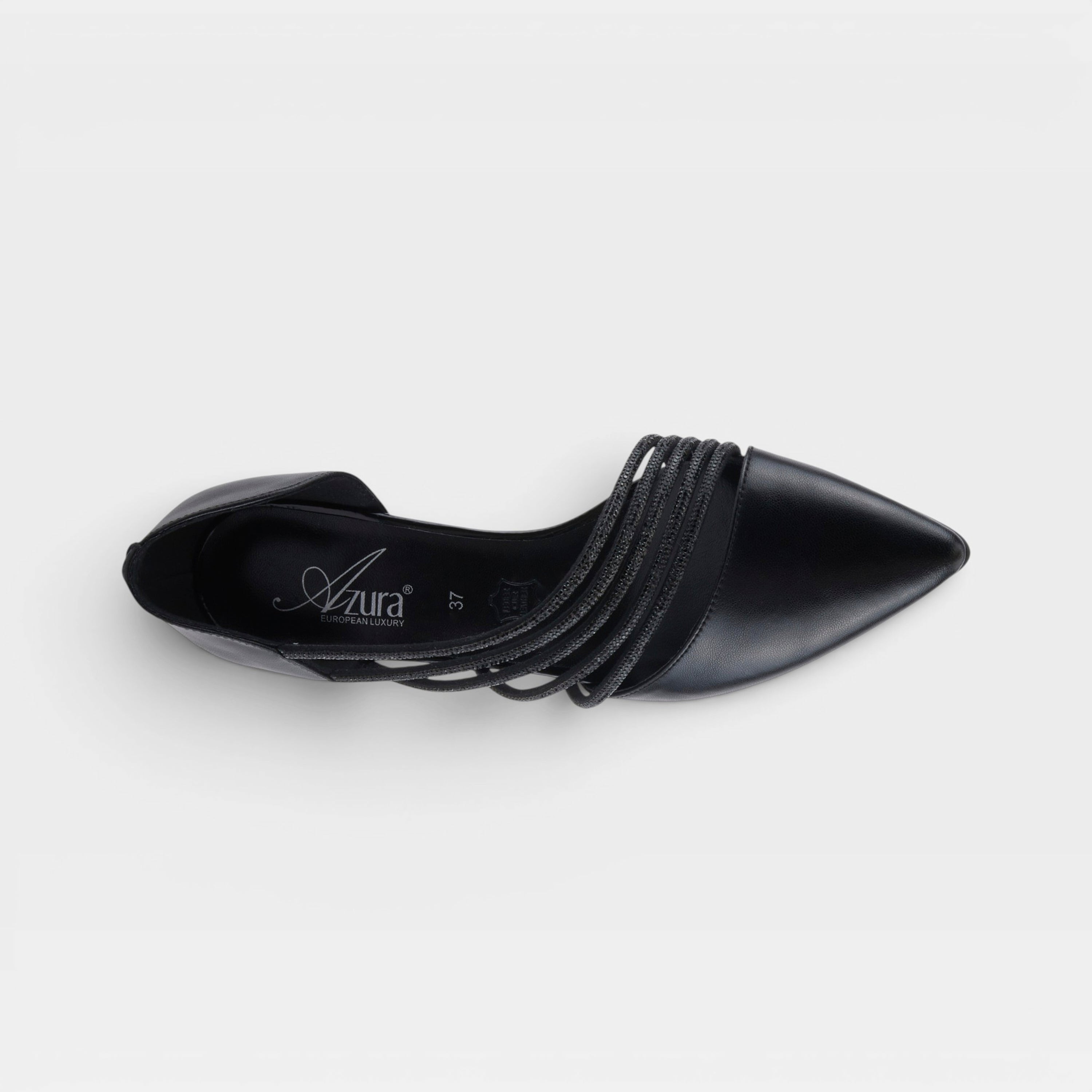 Azura Classicheel Black Shoe