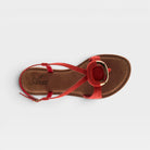 Azura Classylady Red Suede Sandal
