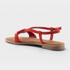 Azura Classylady Red Suede Sandal